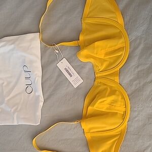 Cuup 34E mesh balconette bra NWT